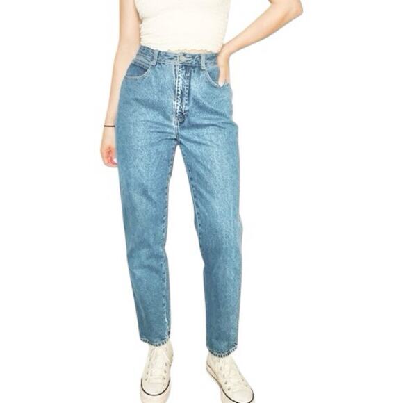 Vintage Denim - Vintage Gloria Vanderbilt Women's Plus Size 18 S Medium Wash Tapered Mom Jeans